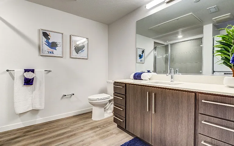 Spacious Bathroom | Apartments in Hercules, CA | The Exchange Hercules Bayfront