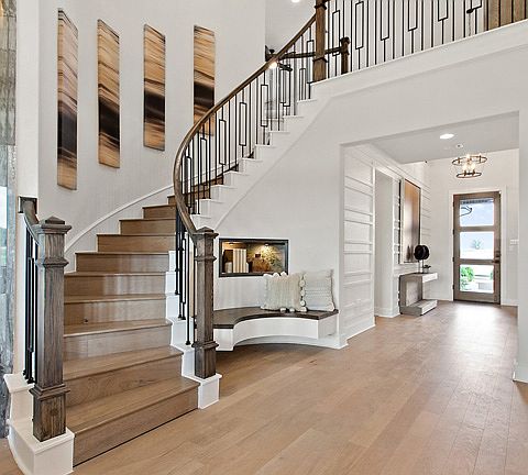 Great Room and Spiral Staircase REPRESENTATIVE IMAGE ONLY