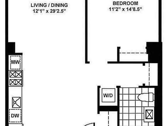 2nd image of 540 W 28th St APT 7C