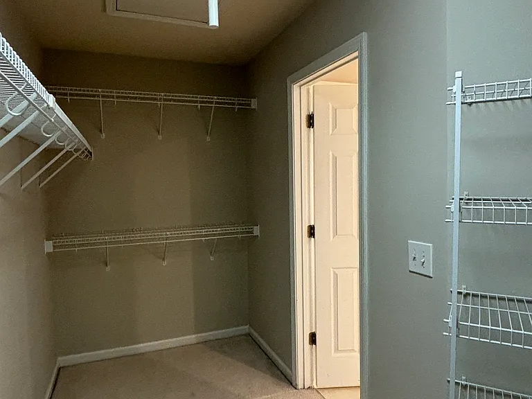 View from inside Master closet