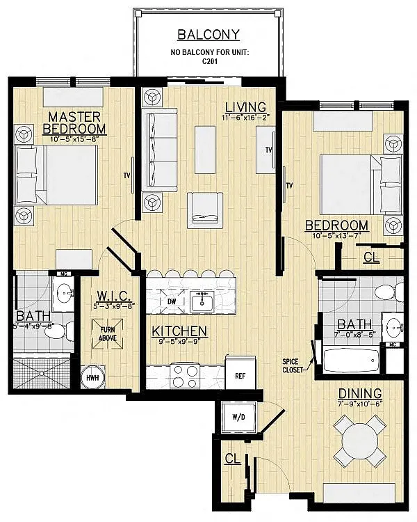 Floor plan C1
