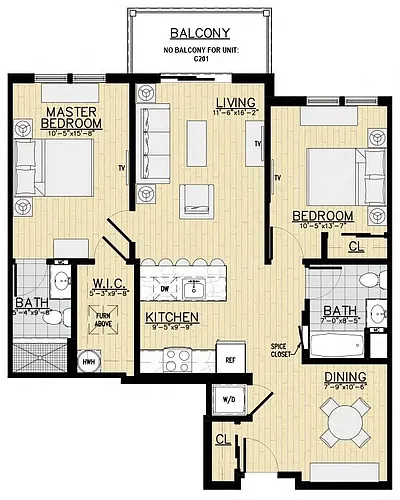 Floor plan C1