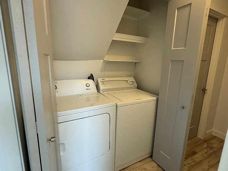 In-unit full-sized washer and dryer