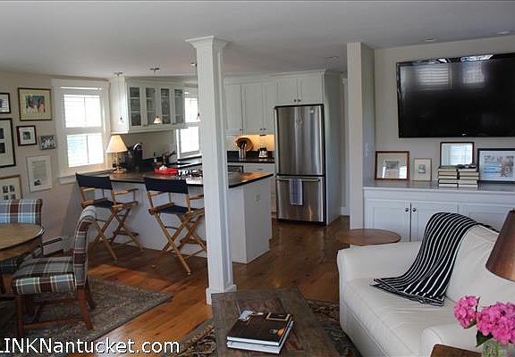 View of Kitchen from front door