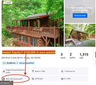 349 Briar Creek Rd, Ellijay, GA, 30540