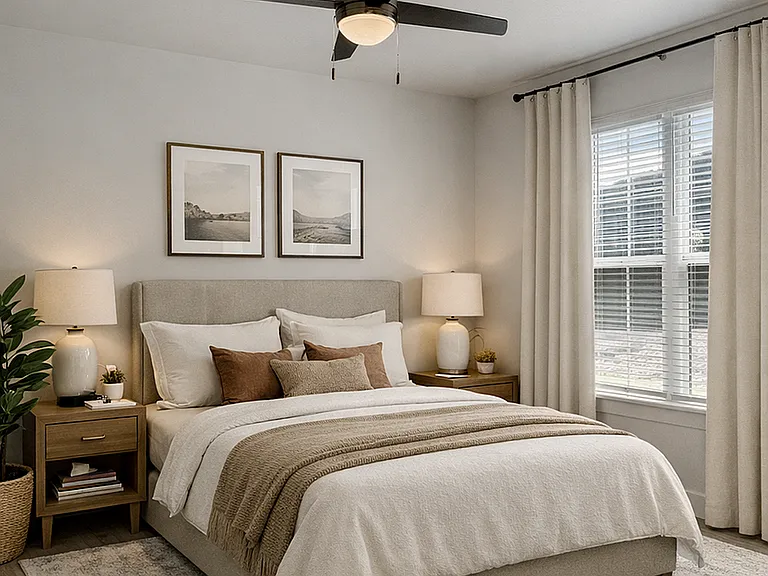 Sawmill Bedroom staging