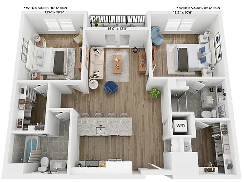 Floor plan B3