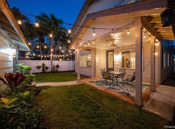 Backyard and Lanai