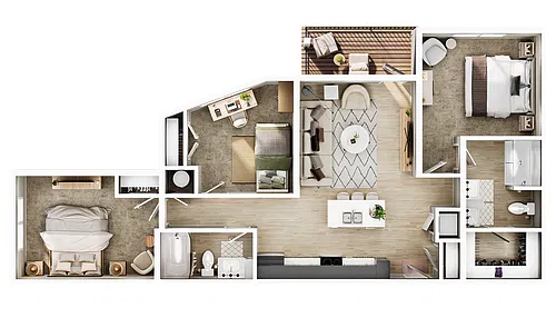 Floor plan C-1
