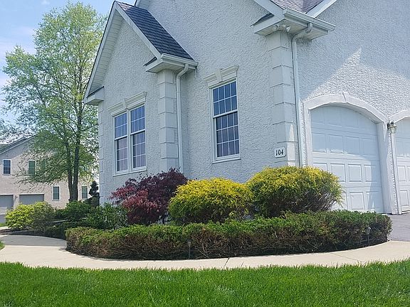 Manicured landscaping