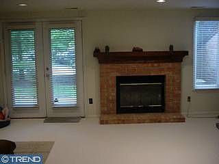 Lower Level fireplace