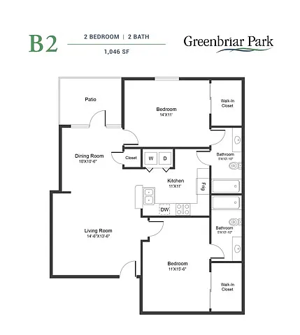 Floor plan B2R