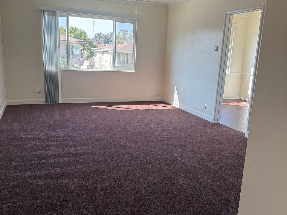 Interior view of living area from front door