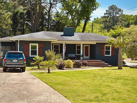 View from mid driveway on Lake Boone Trail.
