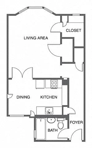 Floor plan Studio