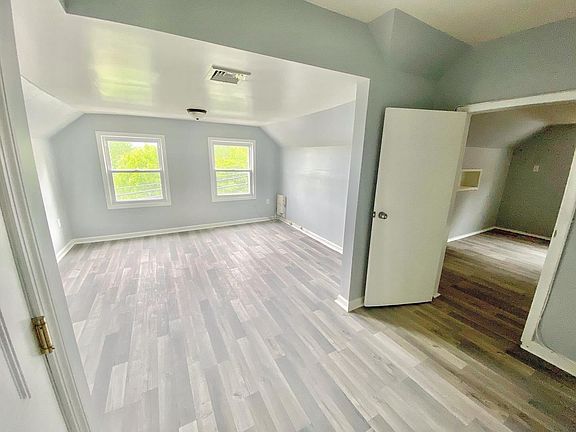 Dining Room with first bedroom entrance on right