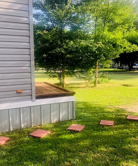 Just added step stones