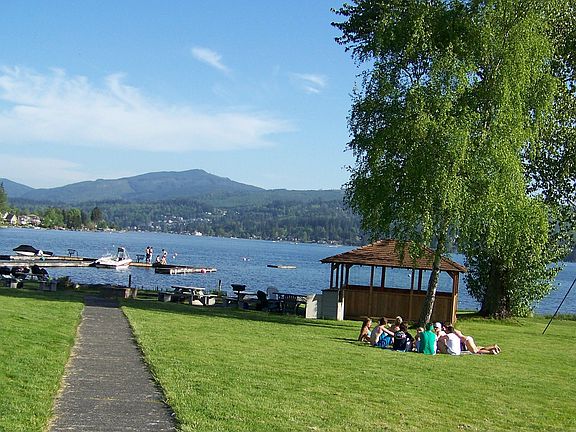 part of Silver Shores community, gives beach & dock access to Lk Whatcom