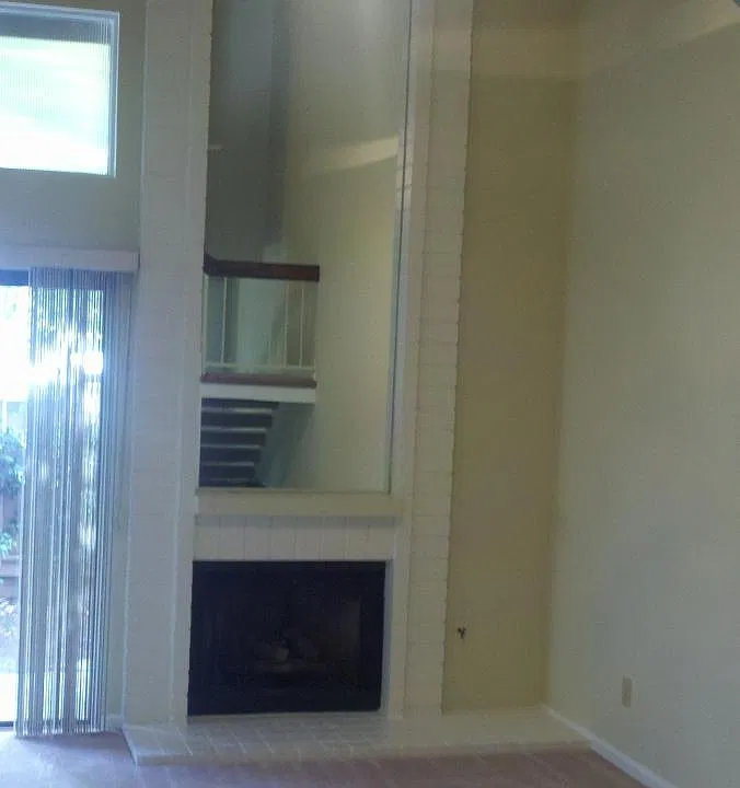 Fireplace with Mirror