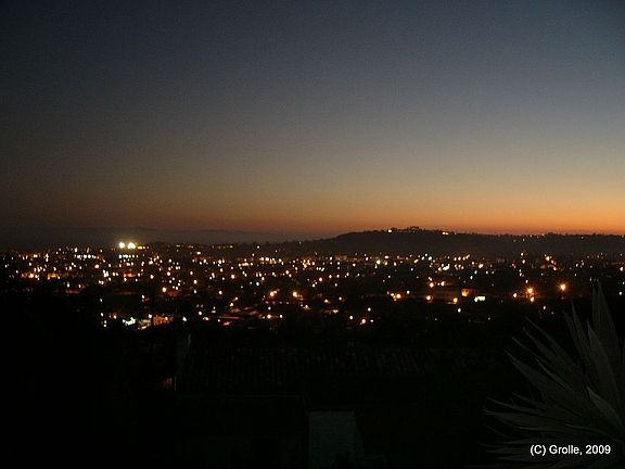 from the living room at dawn