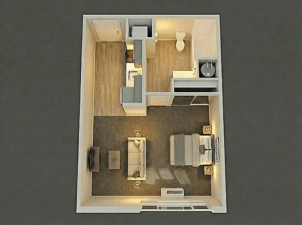 Floor plan Studio