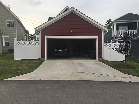 2 car garage facing alleyway