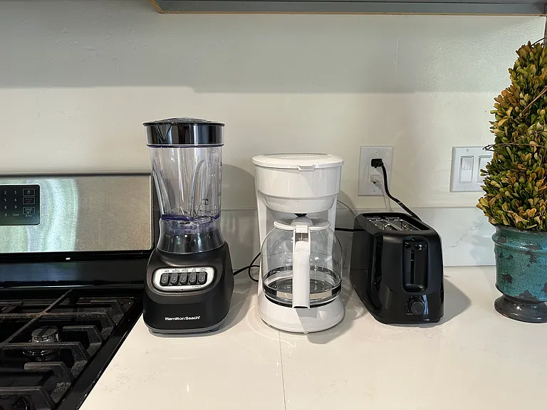 Start your day w/ coffee or toast, great for early morning grinds or late-night snacks