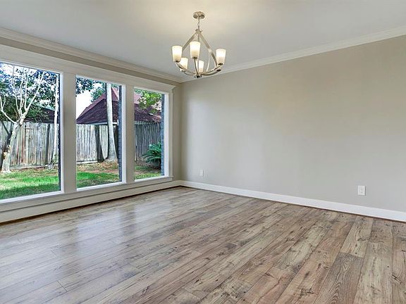 Dining room that is very large