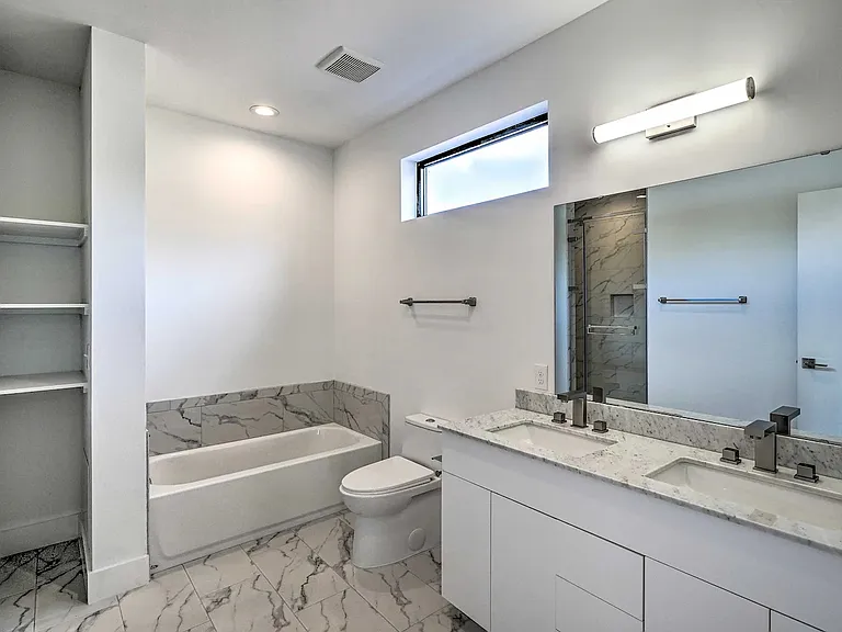 Bathroom attached to bedroom