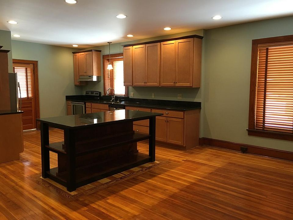 kitchen from dining/living area