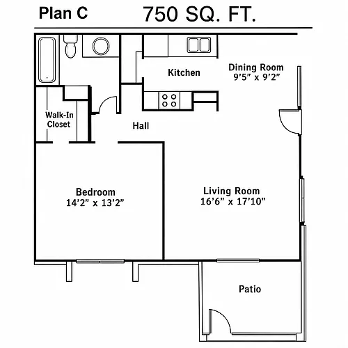 Floor plan Floor Plan C