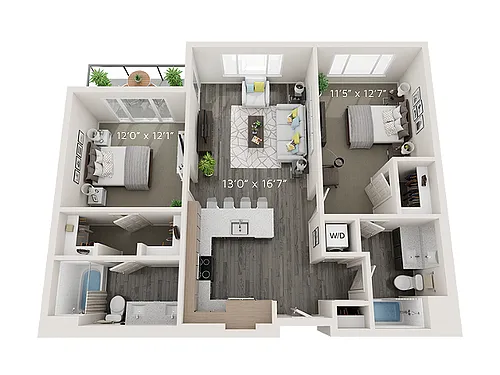 Floor plan B3