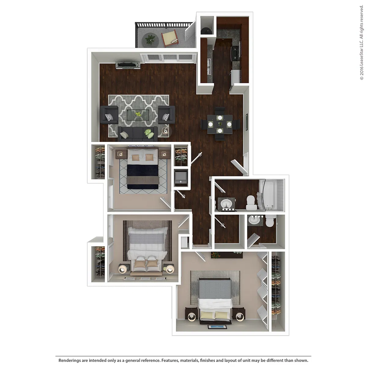 Floor plan 3X15M