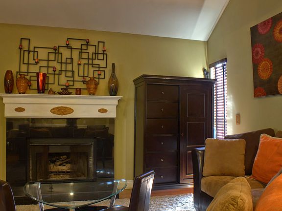 Warm Fireplace in Livng Room