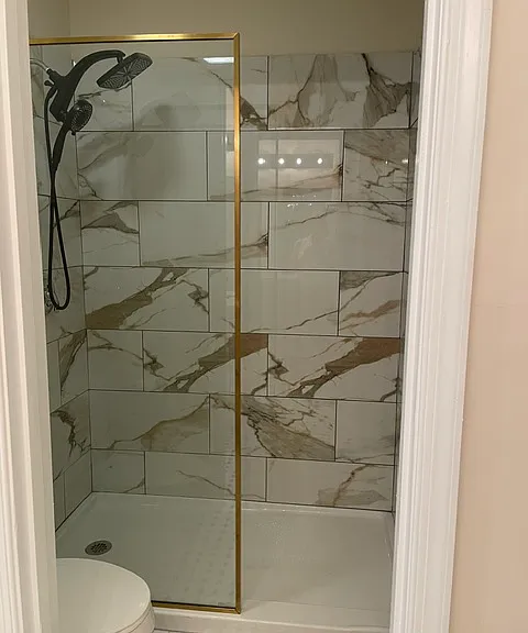second floor shower
