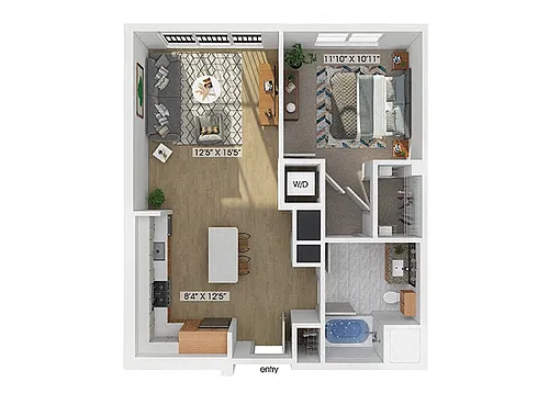 Floor plan A05V