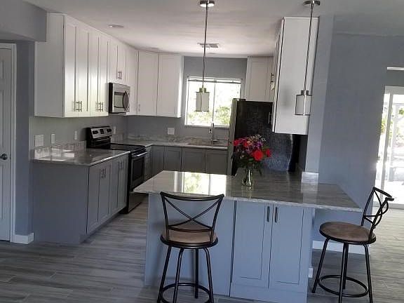 Kitchen to back