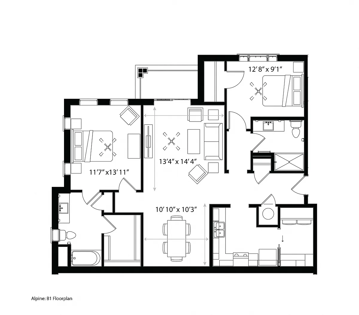 Floor plan Alpine