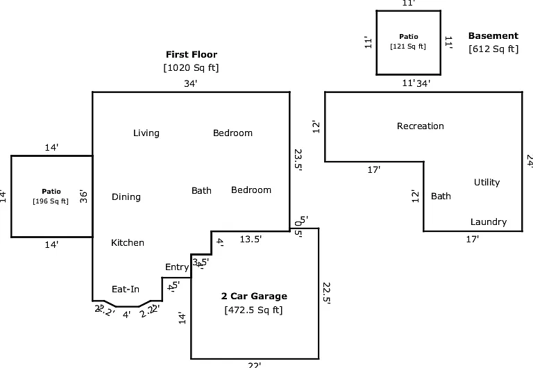 2 bed, 1500 sqft, $2,400 — Photo 1