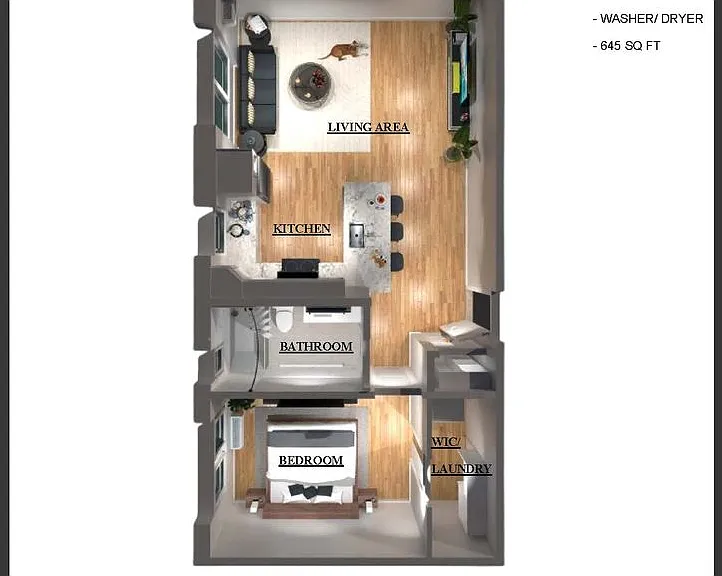 The Parkview at Polifly: In-Unit Washer & Dryer, Heat and Water Included, and Cat & Dog Friendly — Photo 70