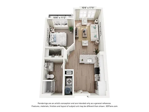 Floor plan A1 - Indigo