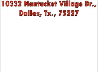 10332 Nantucket Vlg, Dallas, TX 75227