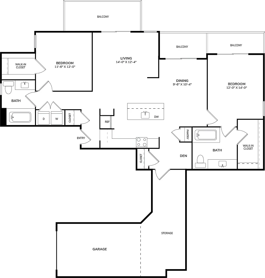 Floor plan B3