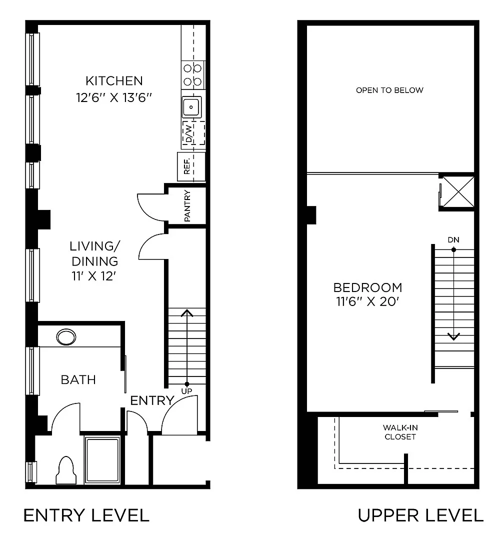 Floor plan C7 - 1x1-PH