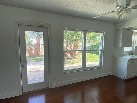 Back door to the outside patio.