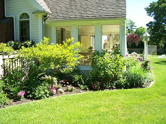 Back yard, sunroom