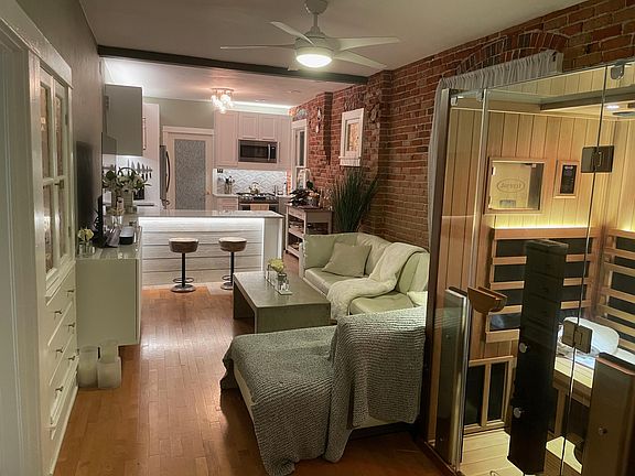 Removed walls for open floor plan