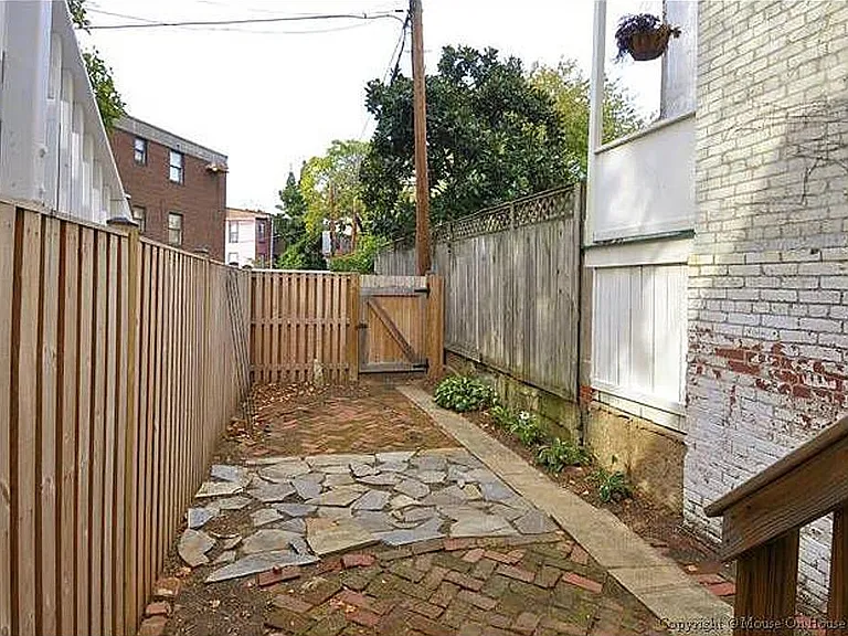 Spacious backyard