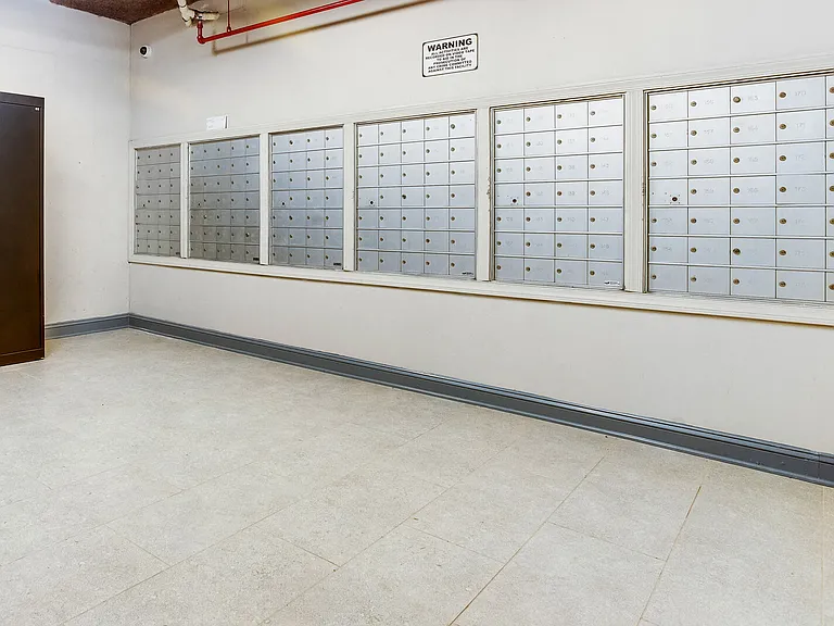 Indoor mail room
