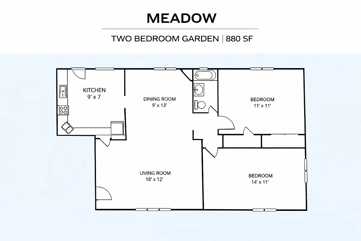 Floor plan Meadow